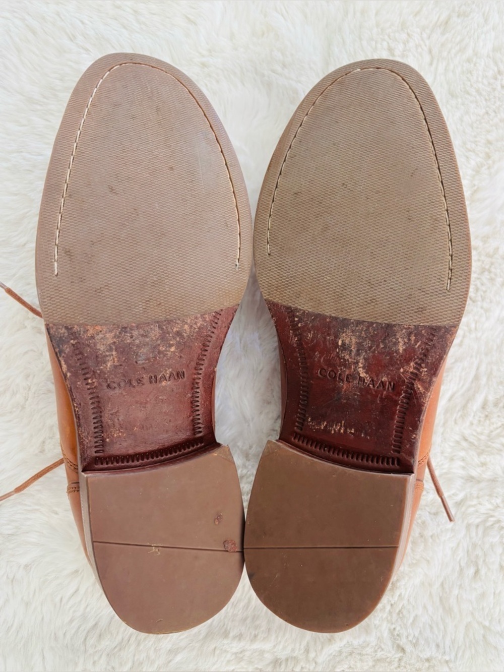 Cole Haan Men’s Williams Cap Toe Oxford Loafers Shoes in Cognac Brown Size: 9.5M - Picture 5 of 8